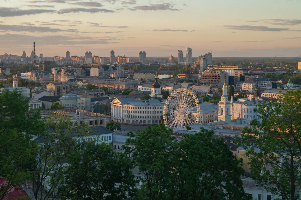 The skyline of Kyiv, Ukraine's capital in a file photo. (Zephyrka/Pixabay)