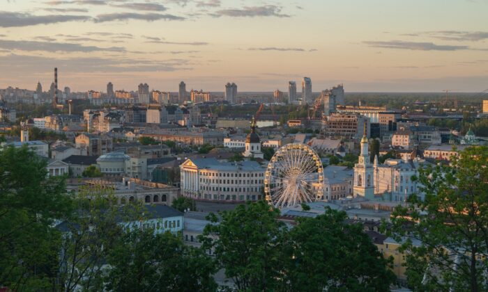 The skyline of Kyiv, Ukraine's capital in a file photo. (Zephyrka/Pixabay)