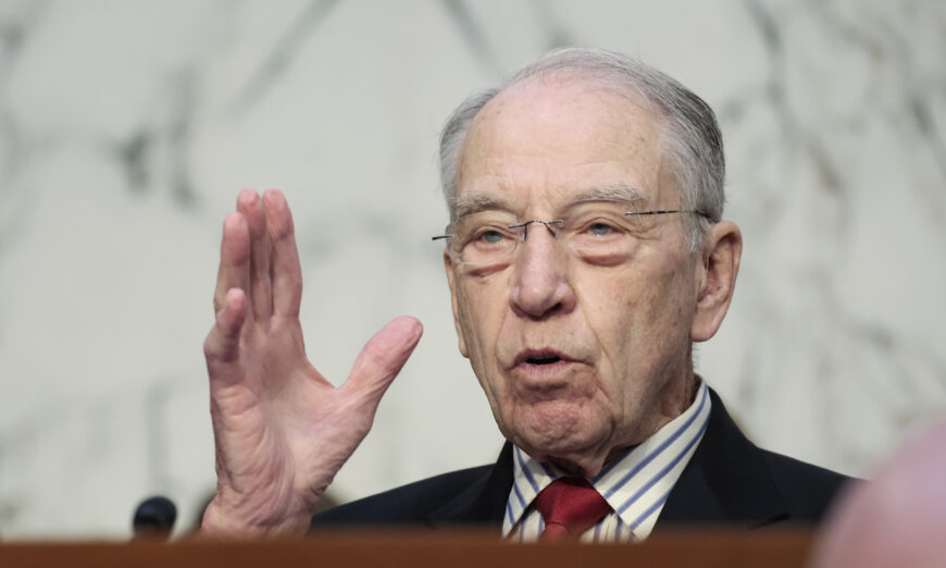 Sen. Chuck Grassley warns of drones as new threat to US border security.