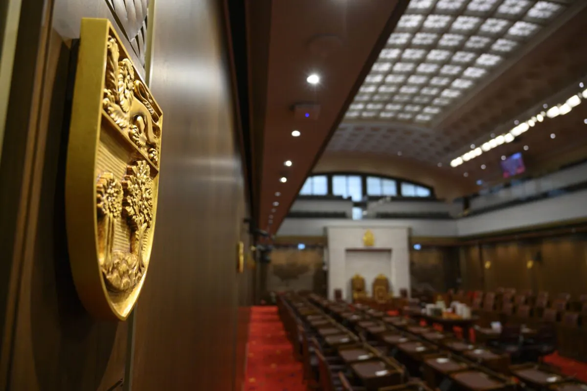 The Senate of Canada building and Senate Chamber are pictured in Ottawa on Feb. 18, 2019. (The Canadian Press/Sean Kilpatrick)