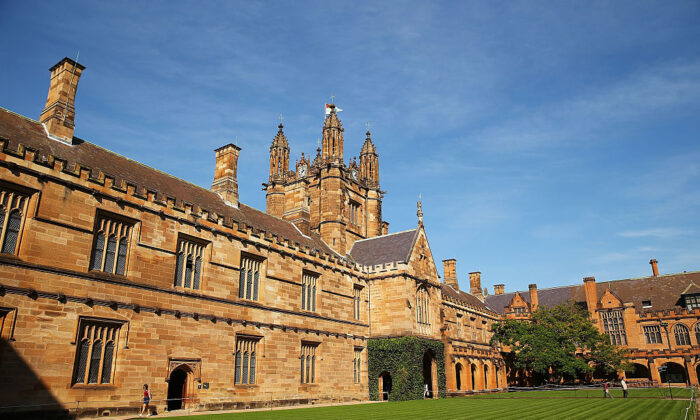 A general view of Sydney University campus in Sydney, Australia, on April 6, 2016. (Brendon Thorne/Getty Images)