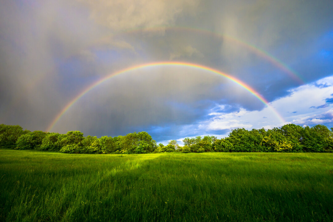 The ancient Chinese believed rainbows were the product of yin and yang energy meeting in balance, something that happens often at this time of year.(Petr_Kratky/Shutterstock)