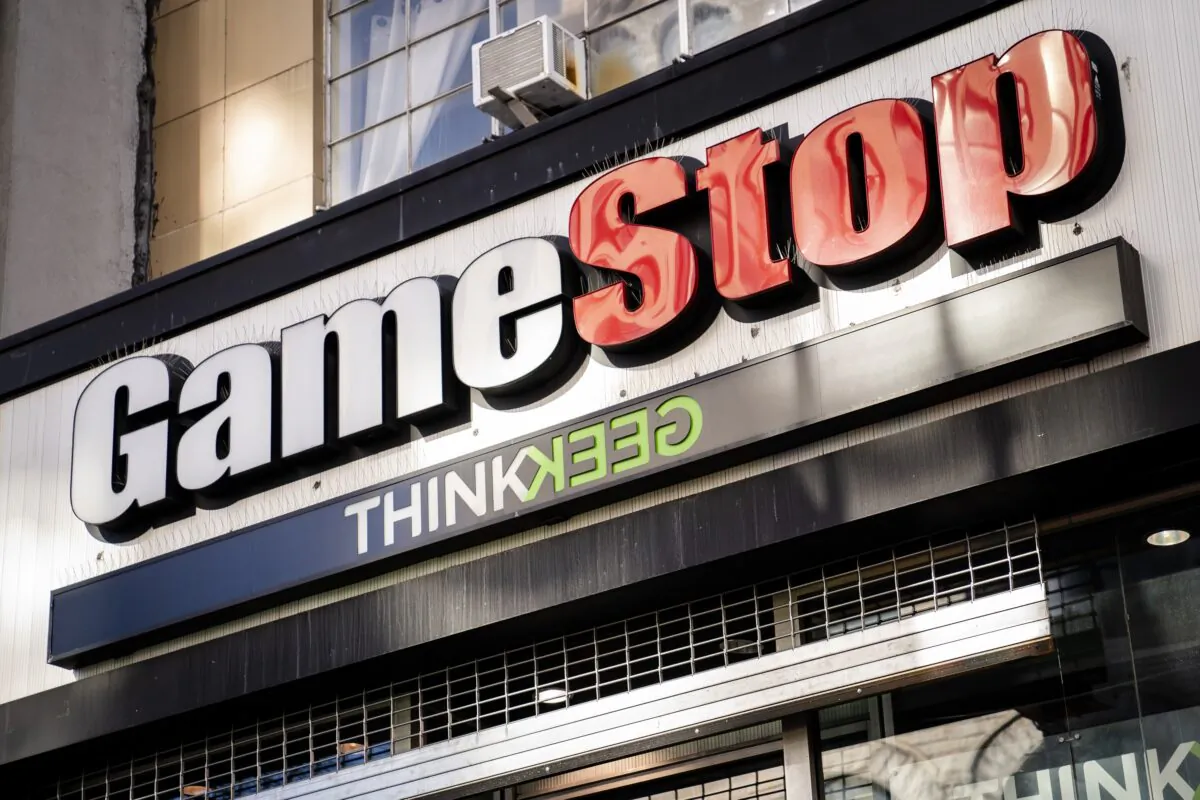 A GameStop store in New York, on Jan. 28, 2021. (John Minchillo/AP Photo)
