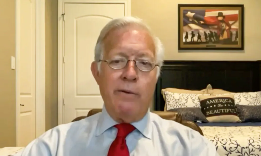 Rep. Randy Weber (R-Texas) in an interview on NTD's Capitol Report, on April 27, 2022. (NTD/Screenshot via The Epoch Times)