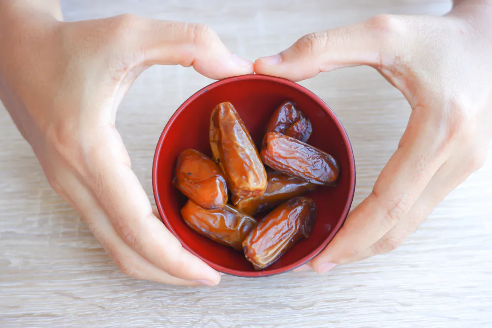 We can reward our good gut flora by feeding them prebiotics, like dietary fiber, and polyphenols, a class of antioxidant phytonutrients. And dates have “high levels of both.” (Shutterstock)