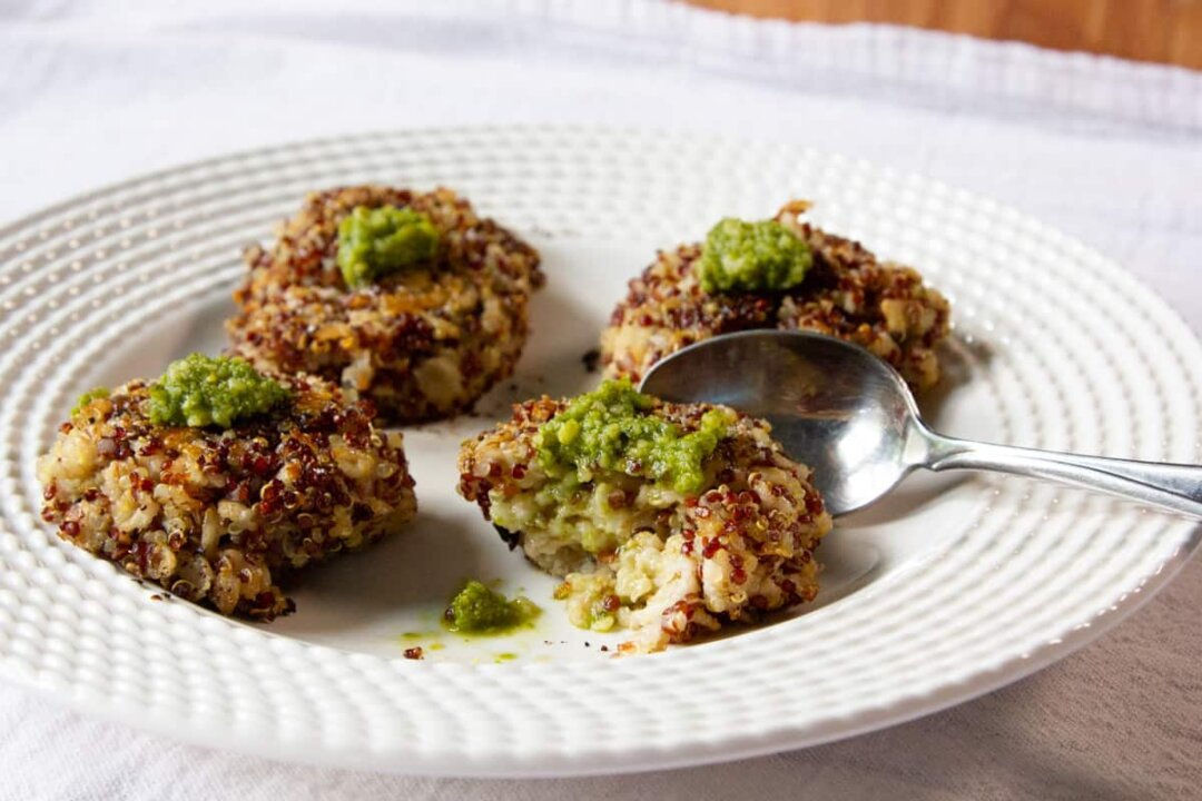 Quinoa Oat Croquettes (Andrea Hayley-Sankaran/Butteredveg.com)
