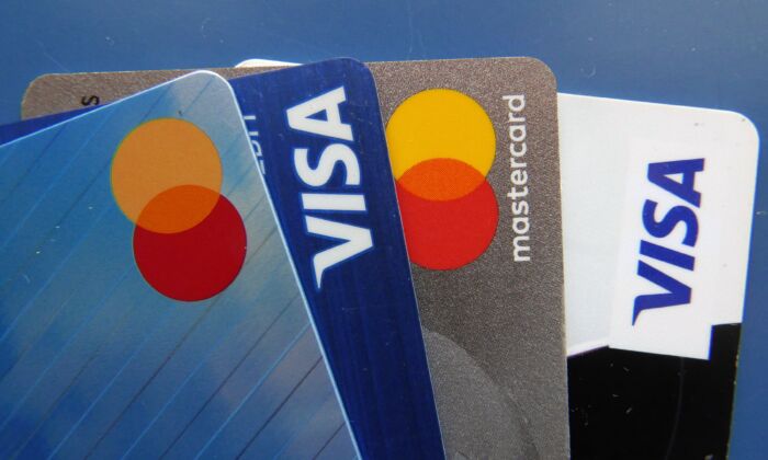 Credit cards as seen in Orlando, Fla., on July 1, 2021. (John Raoux/AP Photo)