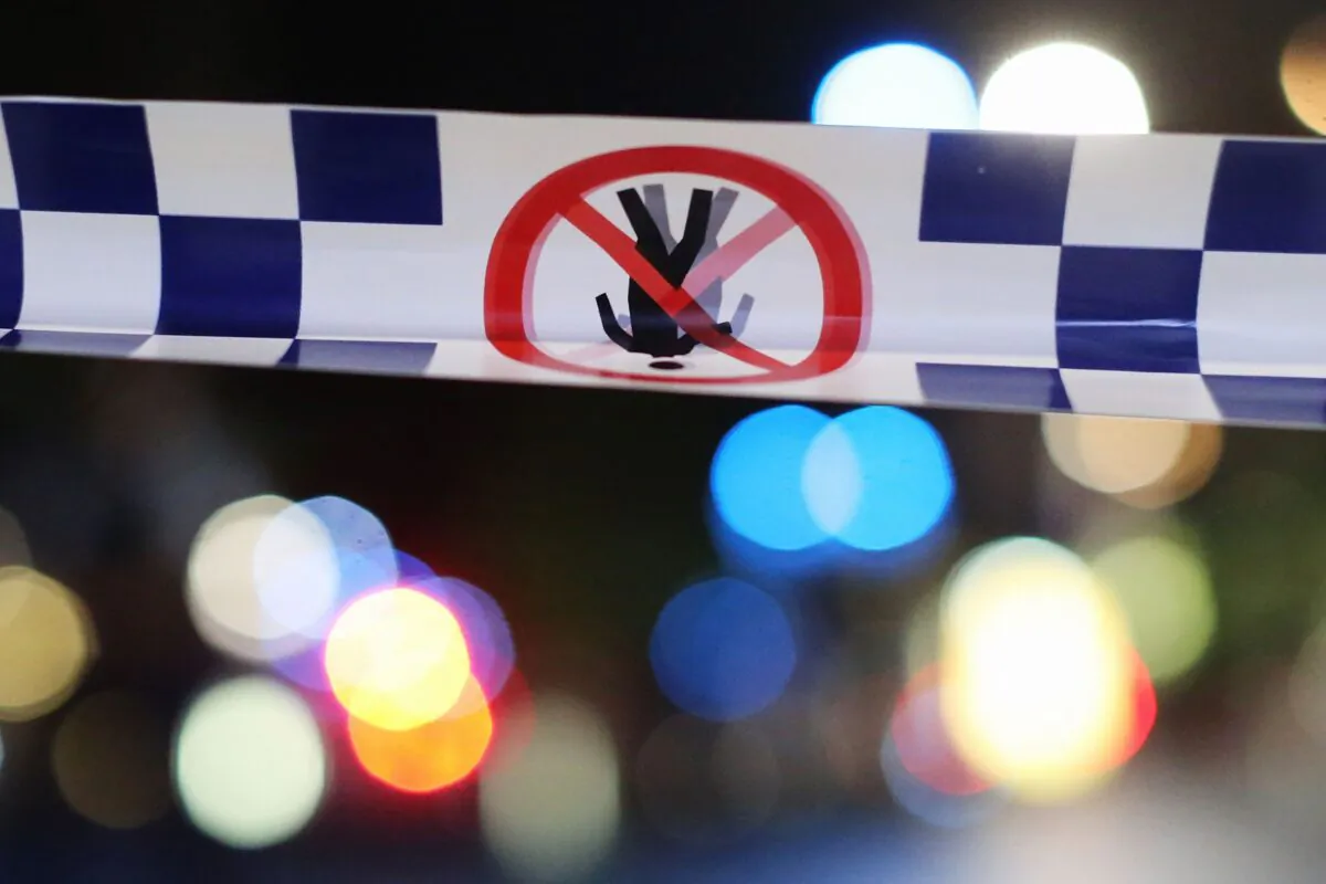 A police tape in Sydney on Dec. 16, 2014. (Joosep Martinson/Getty Images)