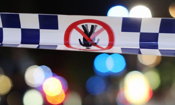 A police tape in Sydney on Dec. 16, 2014. (Joosep Martinson/Getty Images)
