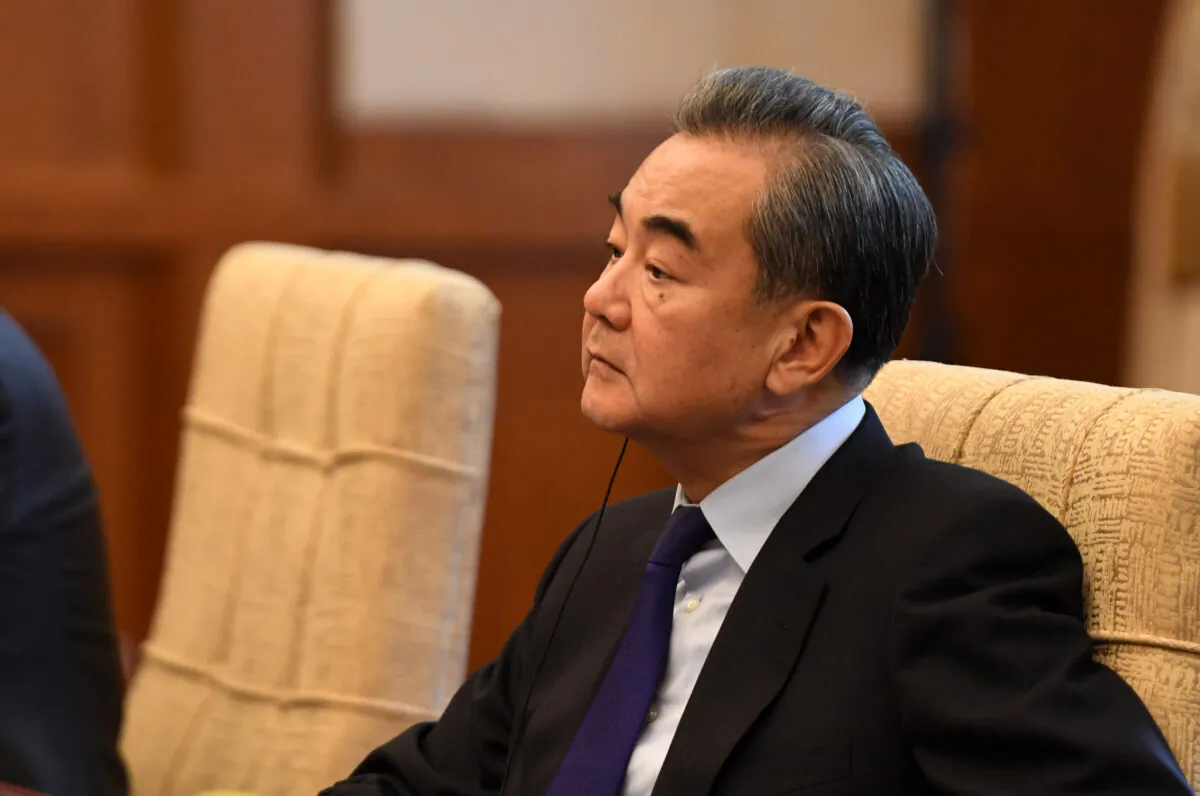 China's Foreign Minister Wang Yi in Beijing on Dec. 31, 2019. (Noel Celis - Pool/Getty Images)