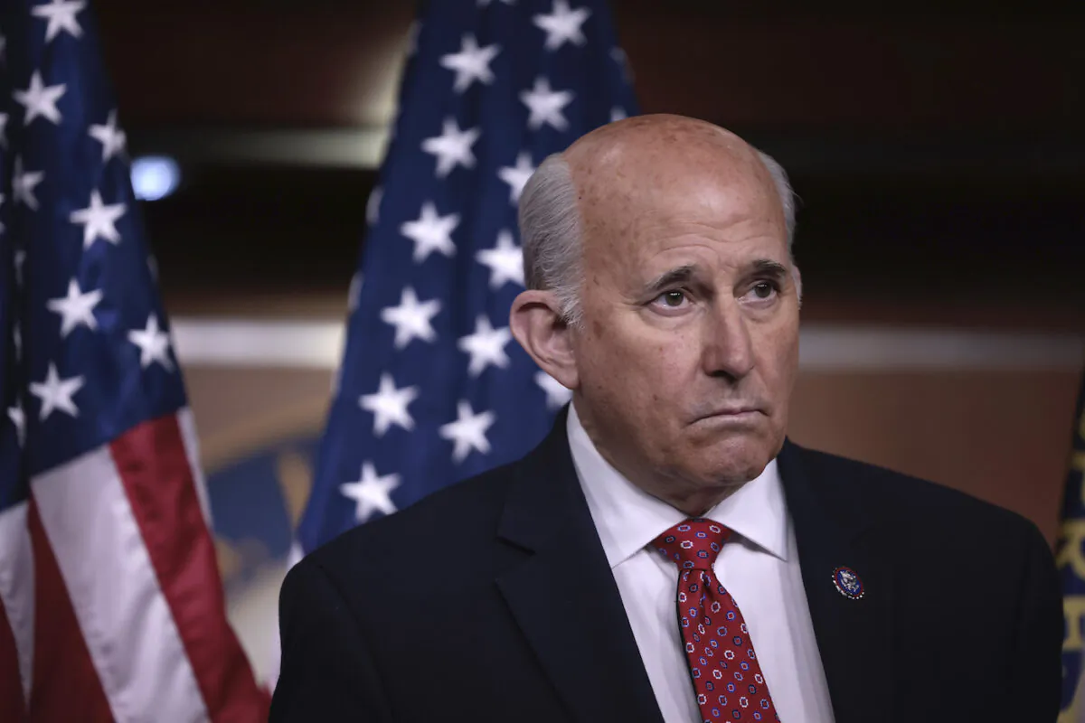 U.S. Rep. Louie Gohmert (R-Texas) listens during a news conference at the Capitol Building in Washington, D.C. on Dec. 07, 2021. (Anna Moneymaker/Getty Images)