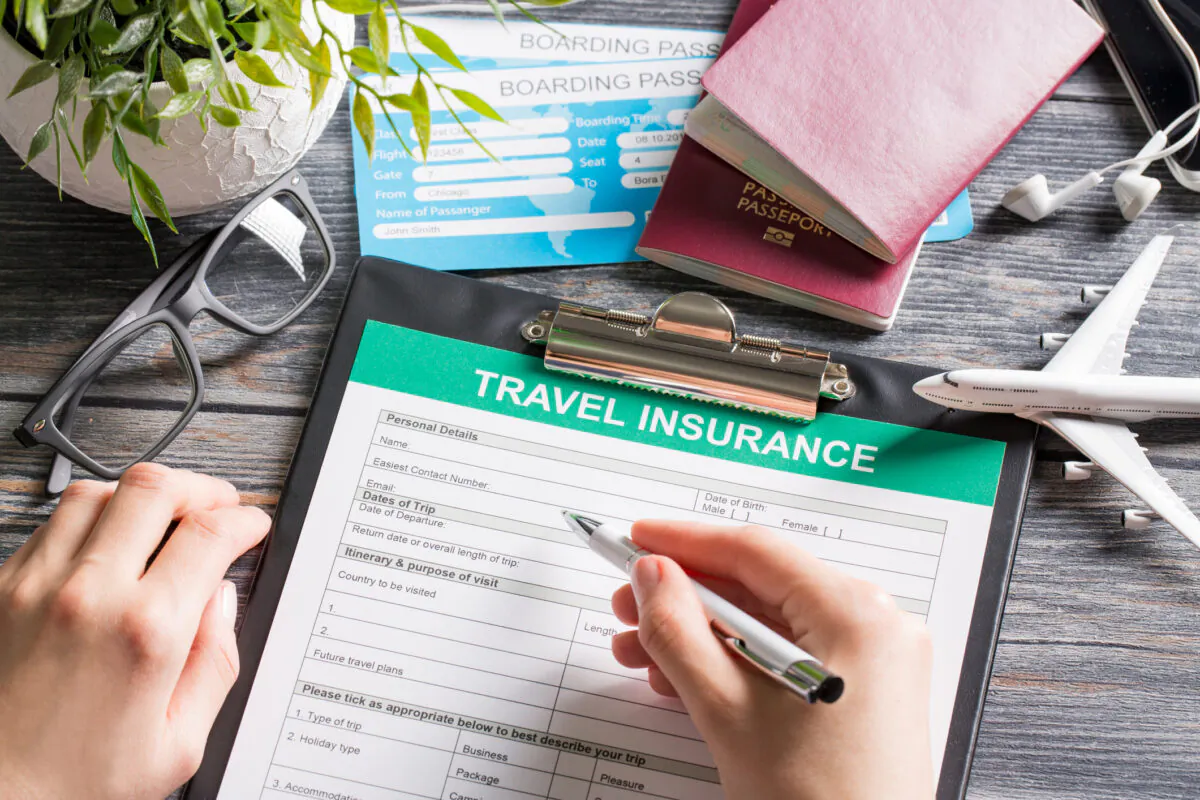 Travel insurance safe background. (Dreamstime)