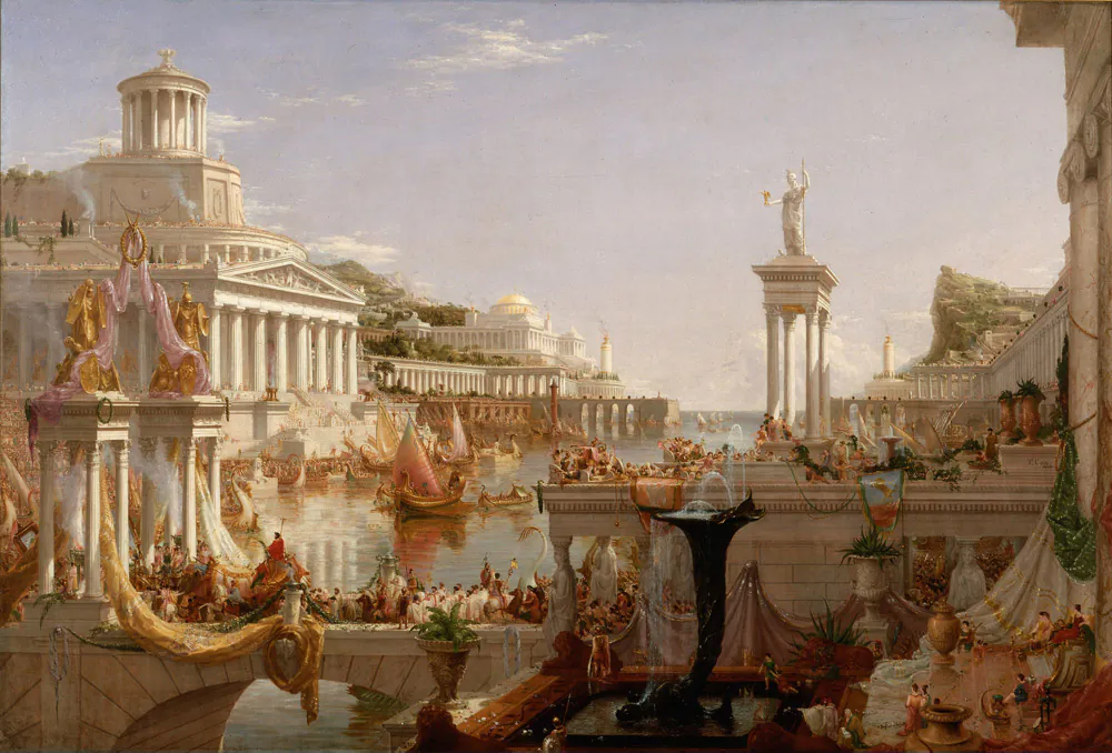 The Course of Empire: Consummation (1835–1836) (Public Domain)