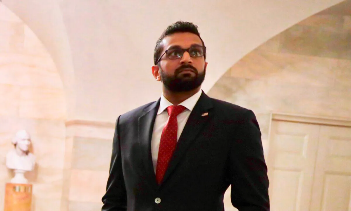 A file image of then National Security Council Senior Director of Counterterrorism Kashyap "Kash" Pramod Patel in the Diplomatic Reception Room of the White House on Oct. 27, 2019. (Alex Wong/Getty Images)