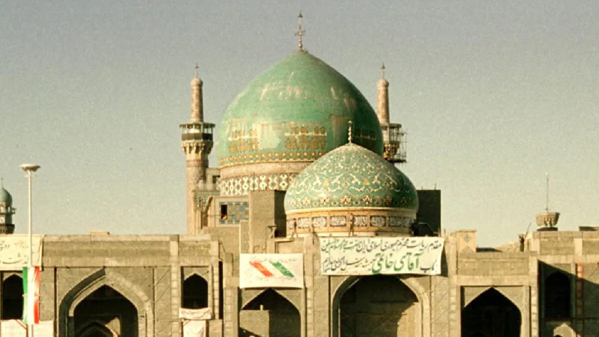 The Imam Reza shrine in Mashhad city, Iran, on June 5, 2000. (Atta Kenare/AFP via Getty Images)