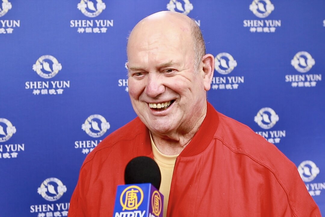 Trevor Rowe, an investment banker at Rothschild Australia, attended Shen Yun at Sydney's Lyric Theatre, on April 6, 2022. (NTD)