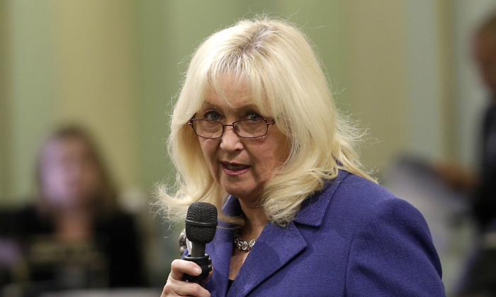 California Assembly Minority Leader Connie Conway speaks in Sacramento, Calif., in a 2014 file photograph. (Rich Pedroncelli/AP Photo)