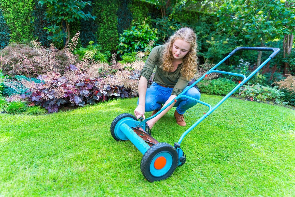 It is not just gasoline and electric mowers that have improved—there have been developments in reel mowers as well. (Ben Schonewille/Shutterstock)