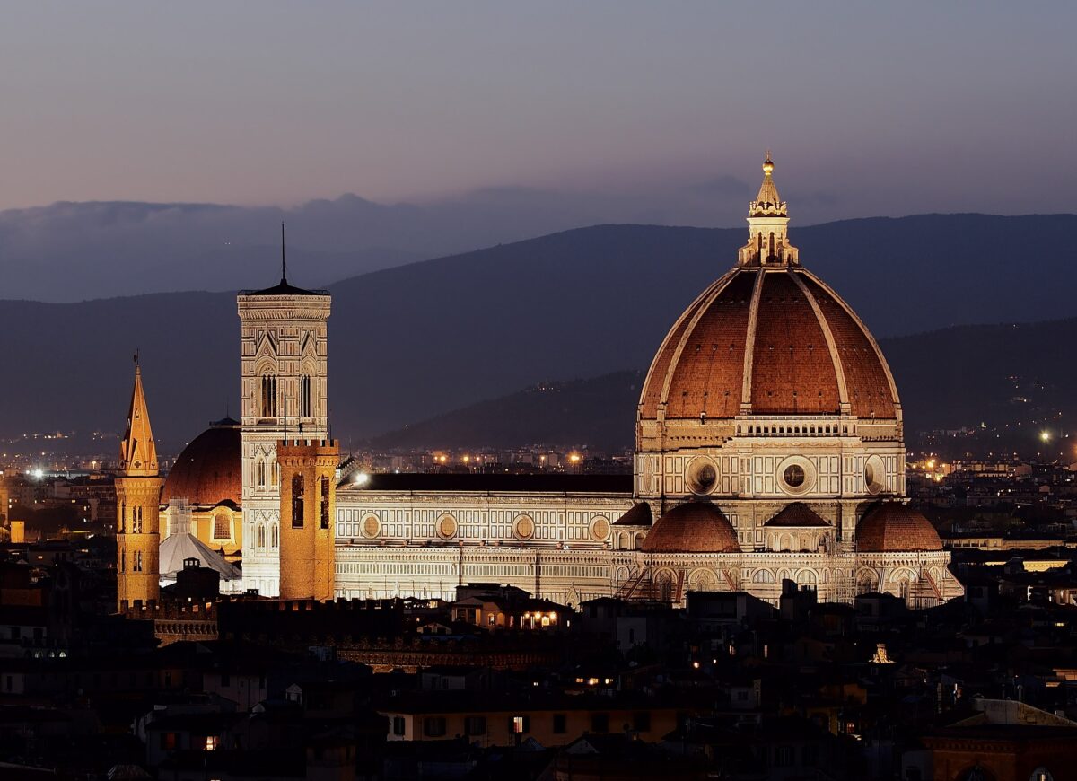 Florence Duomo as seen from Michelangelo hill. Tuscany, Italy. (Petar Milošević)