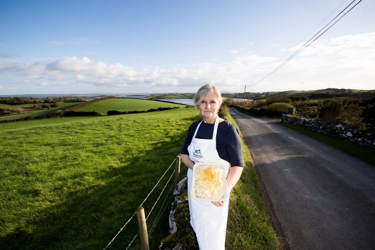 Tracey Jeffrey with her Shepherd's pie. (Paul Moane for Radiant Life)