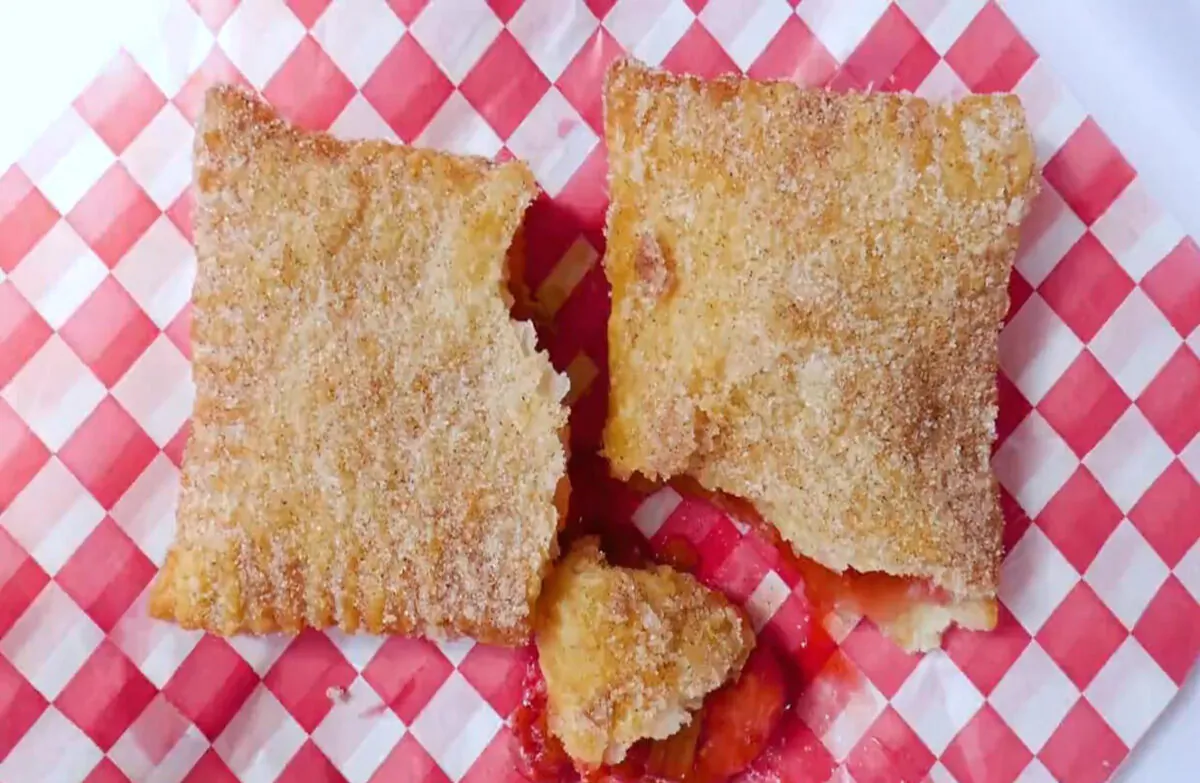 Strawberry rhubarb hand pies. (The Daily Meal)