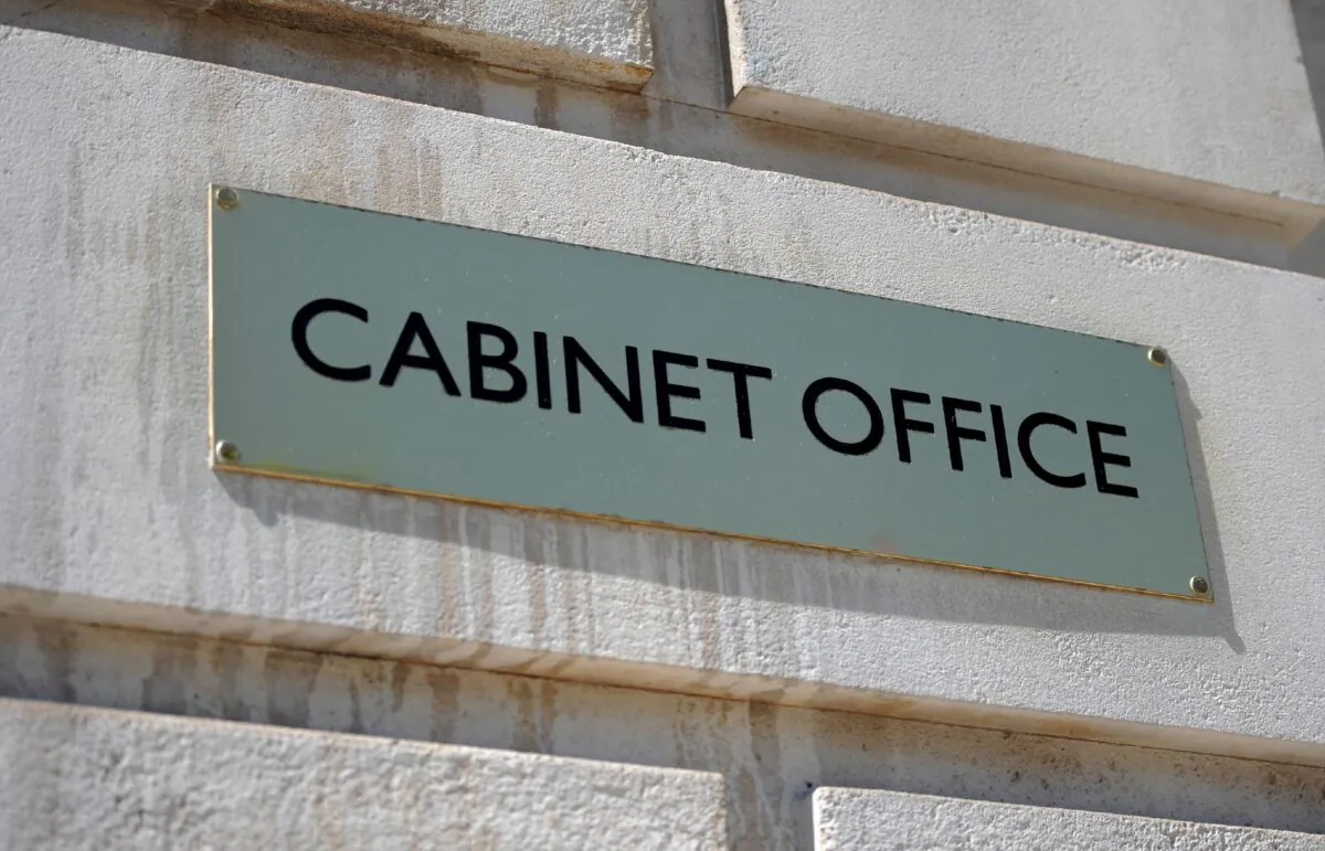 The Cabinet Office in London in an undated file photo. (Lauren Hurley/PA)