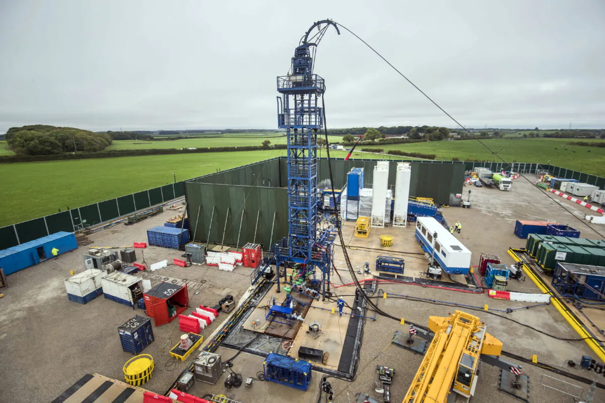 The Cuadrilla fracking site in Preston New Road. (Danny Lawson/PA)