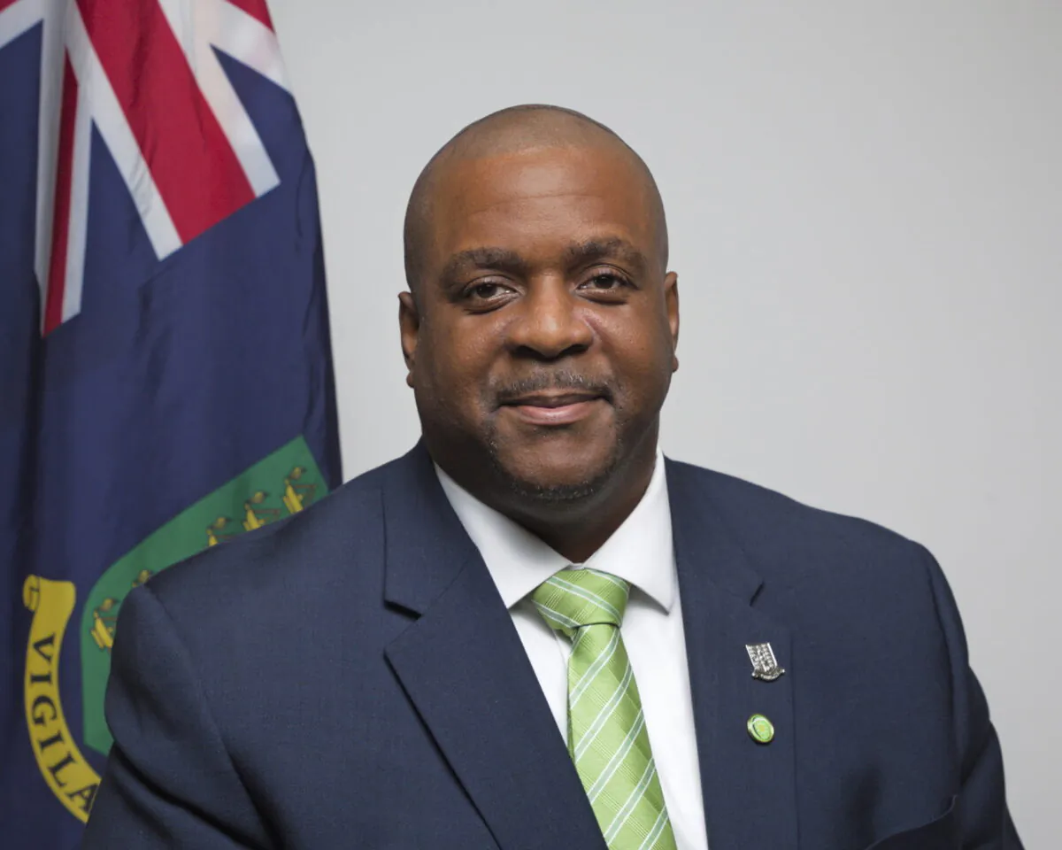 Undated file photo of British Virgin Islands premier Andrew Fahie. (Department of Information and Public Relations of the government of the British Virgin Islands via AP)
