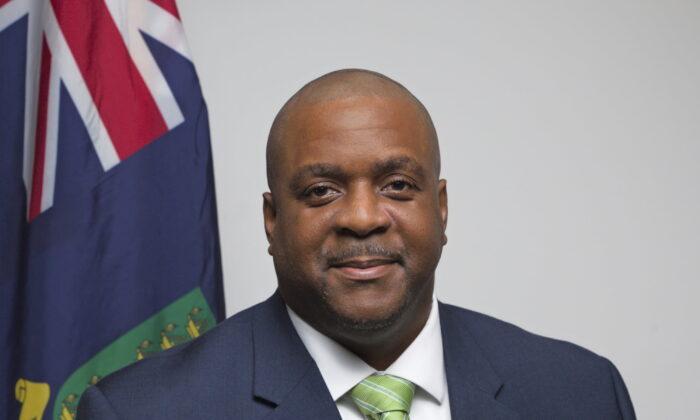 Undated file photo of British Virgin Islands premier Andrew Fahie. (Department of Information and Public Relations of the government of the British Virgin Islands via AP)
