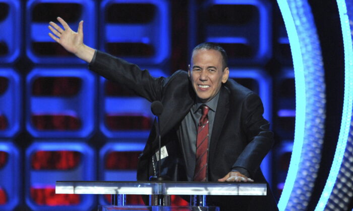 Gilbert Gottfried performs at the Comedy Central "Roast of Roseanne" in Los Angeles, on Aug. 4, 2012. (John Shearer/Invision/AP)