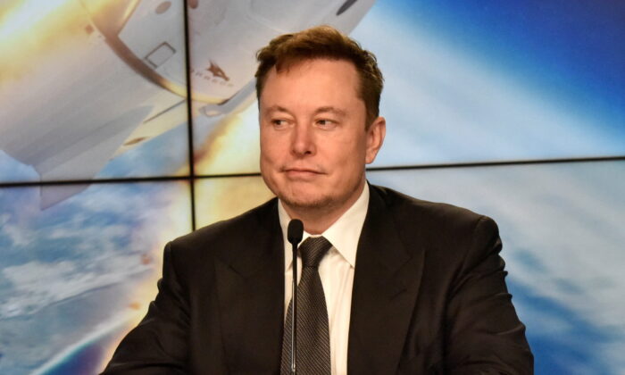 SpaceX founder and chief engineer Elon Musk attends a news conference at the Kennedy Space Center in Cape Canaveral, Florida, on Jan. 19, 2020. (Steve Nesius/Reuters)