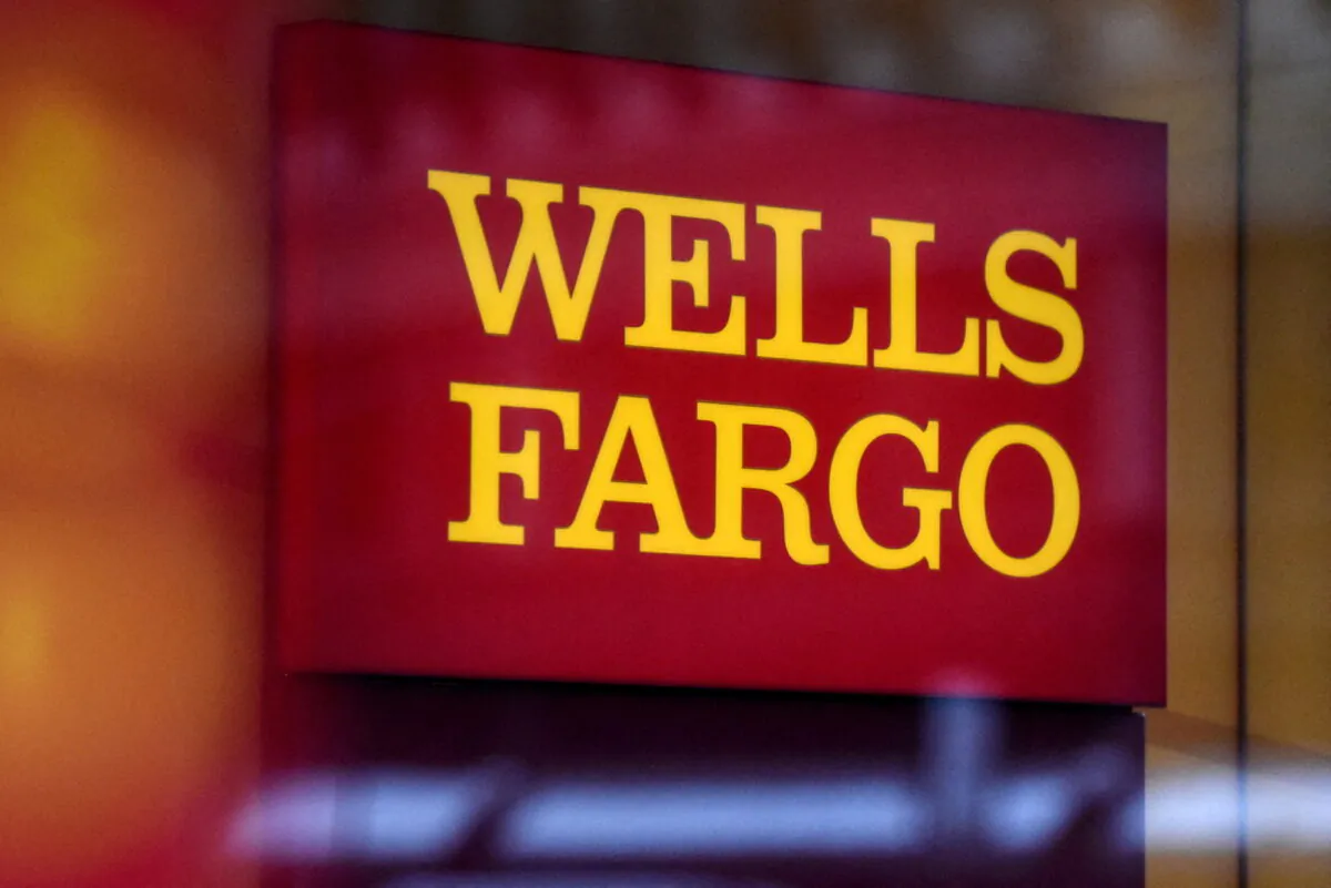 A Wells Fargo logo in New York on Jan. 10, 2017. (Stephanie Keith/Reuters)