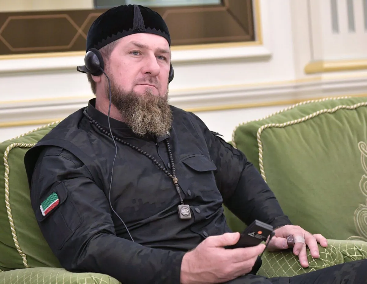 Chechnya's leader Ramzan Kadyrov attends a signing ceremony following a meeting of Russian President Vladimir Putin with Saudi Arabia's King Salman in Riyadh, Saudi Arabia, on Oct. 14, 2019. (Alexey Nikolsky/SPUTNIK/AFP via Getty Images)