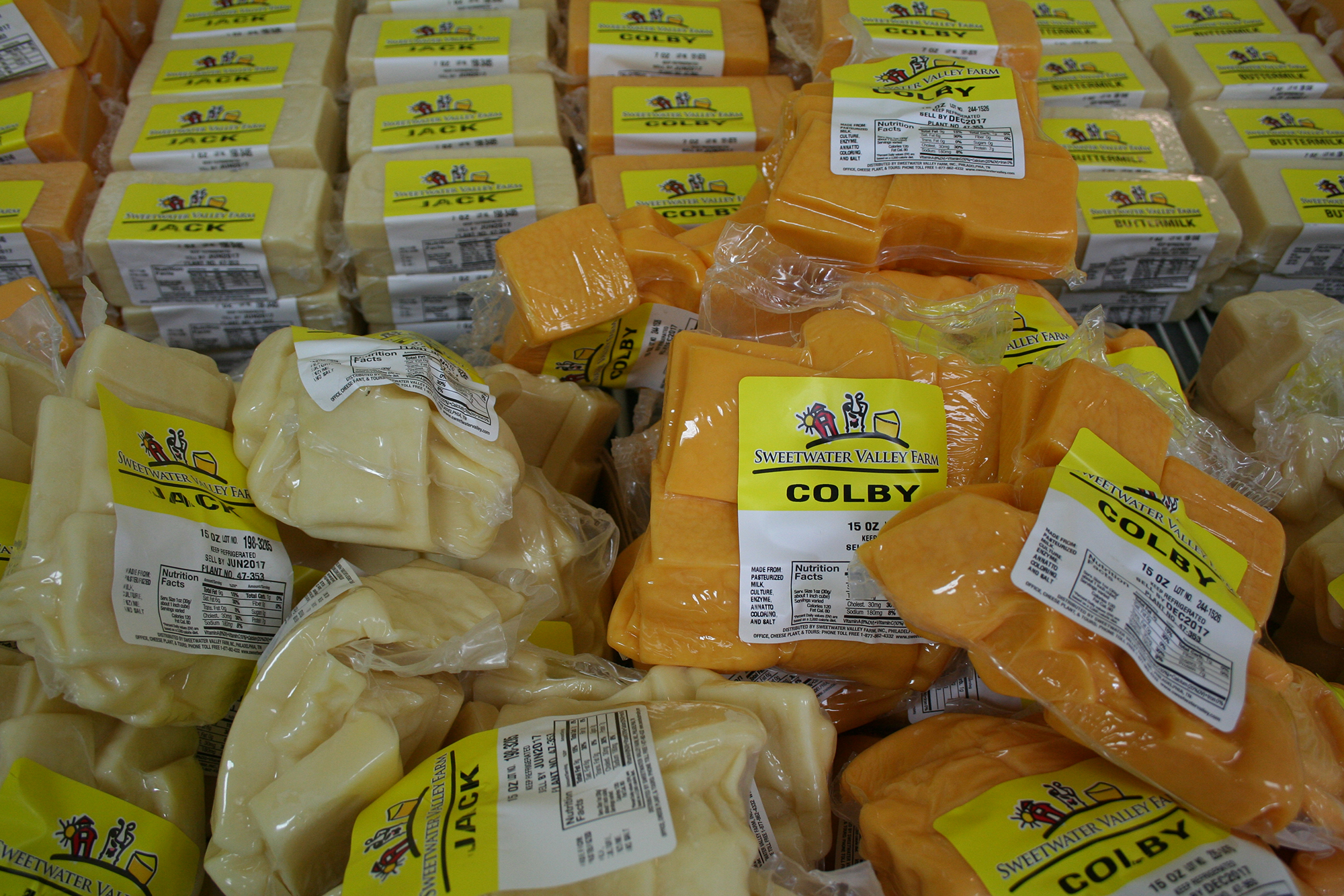Farmstand cheese from Sweetwater Valley Farm in Tennessee. 