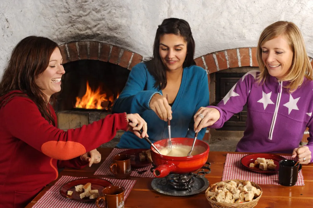 Cheese fondue is a fun dish to enjoy with family or friends. (Ronald Sumners/Shutterstock)