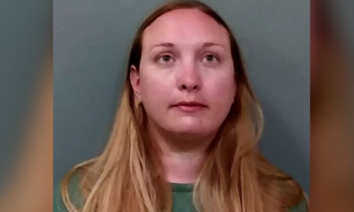 Anessa Paige Gower, 35, in a booking photo. (Courtesy of Richmond Police Department)