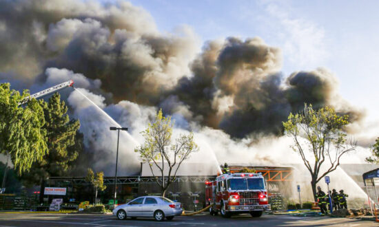 Fire Destroys Northern California Home Depot Store
