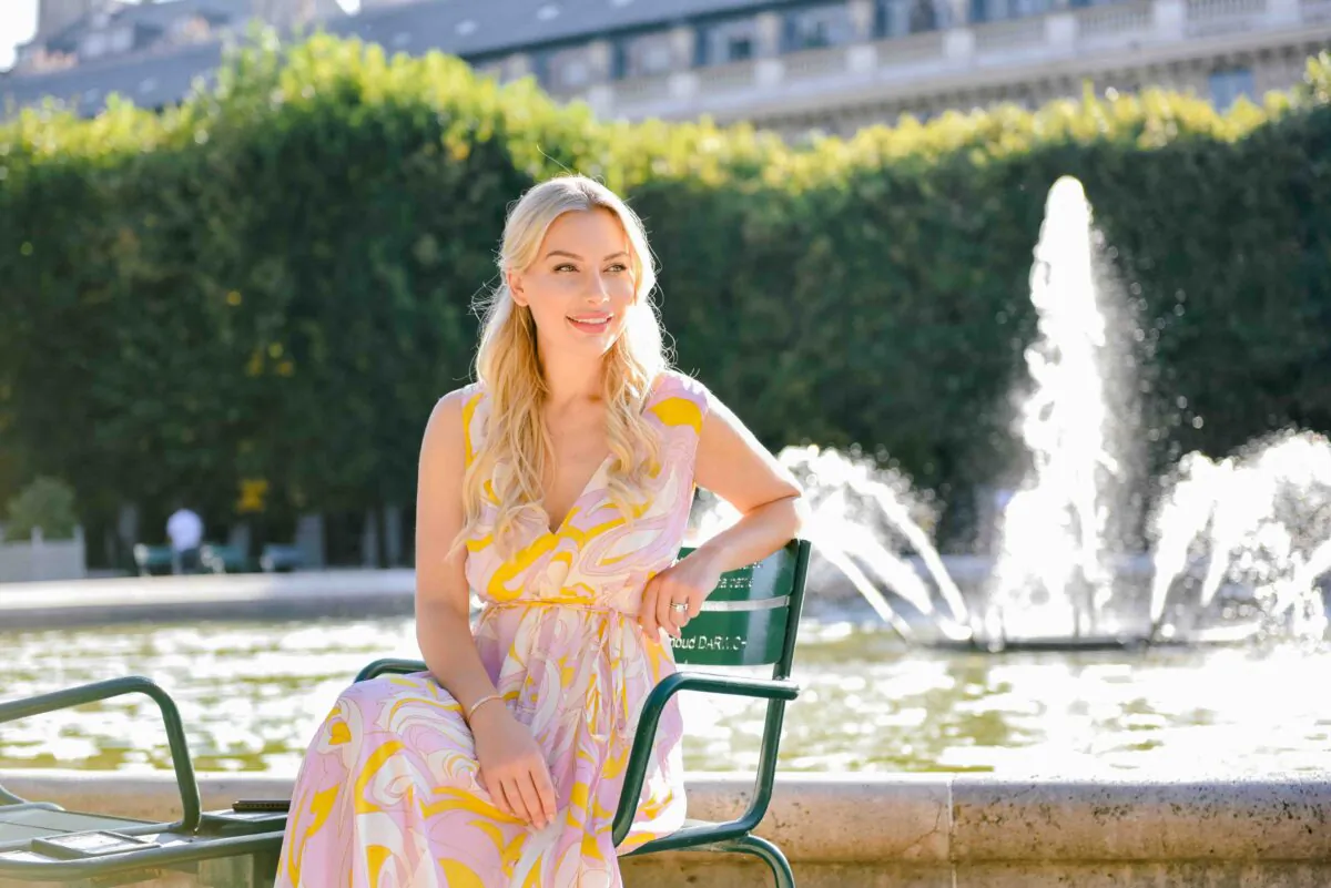 Anna in Paris. (Courtesy of Anna Bey)