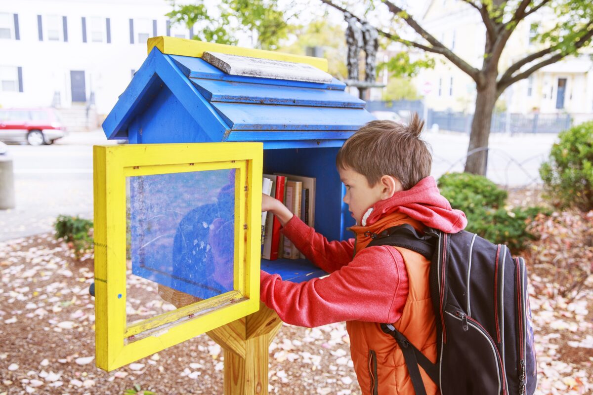 Little Free Libraries help foster a sense of community. You could buy or build your own. (EvgeniiAnd/Shutterstock)