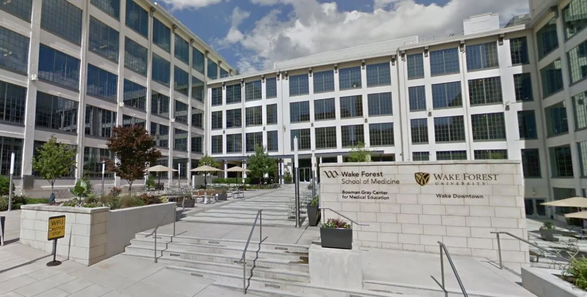 Wake Forest University School of Medicine in a file image. (Google Maps)