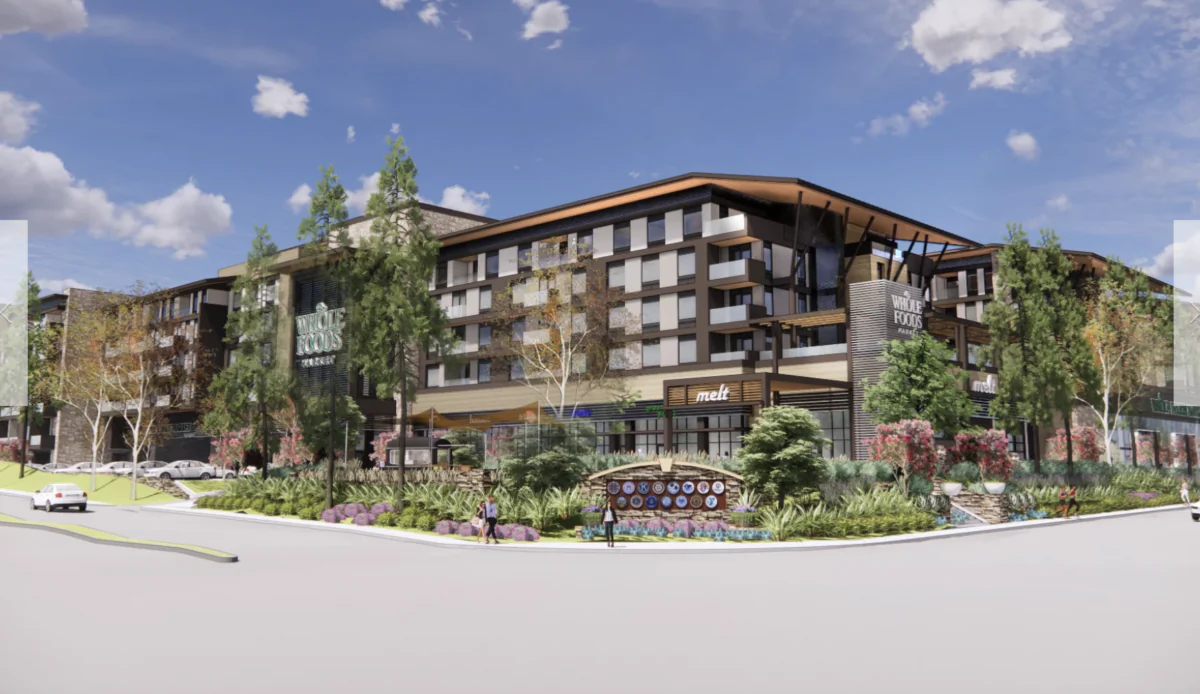 An artist's rendering of The Gardens. (Image courtesy of ValueRock)