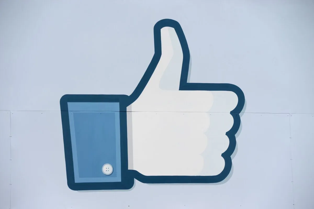 A thumbs up or "Like" icon at the Facebook main campus in Menlo Park, Calif., on May 15, 2012. (Robyn Beck/AFP via Getty Images)