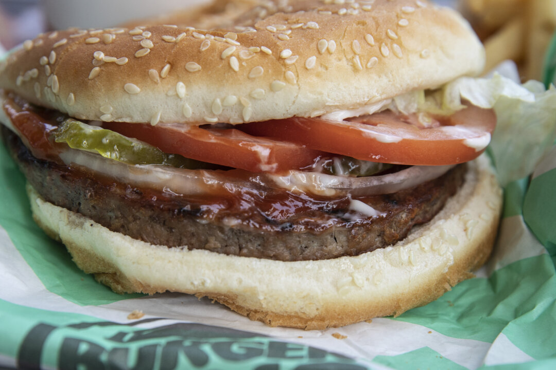 Plant-based meats can become contaminated with pathogens via contact with contaminated sources of animal manure, water, or other foods. (Drew Angerer/Getty Images)