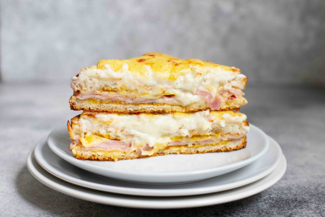 Sandwich with ham, cheese and bechamel sauce. (DariaKM/Shutterstock)