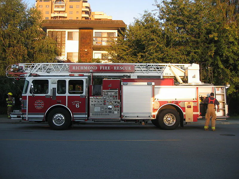 A fire truck of the Richmond Fire Department in a file photo. (Arnold C)