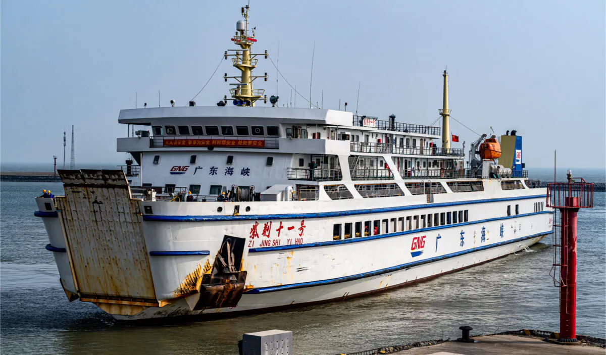 The busy port of Xuwen in seen in Zhanjiang, Guangdong Province, China, on Jan. 1, 2022. (Xiao Wei/Shutterstock)