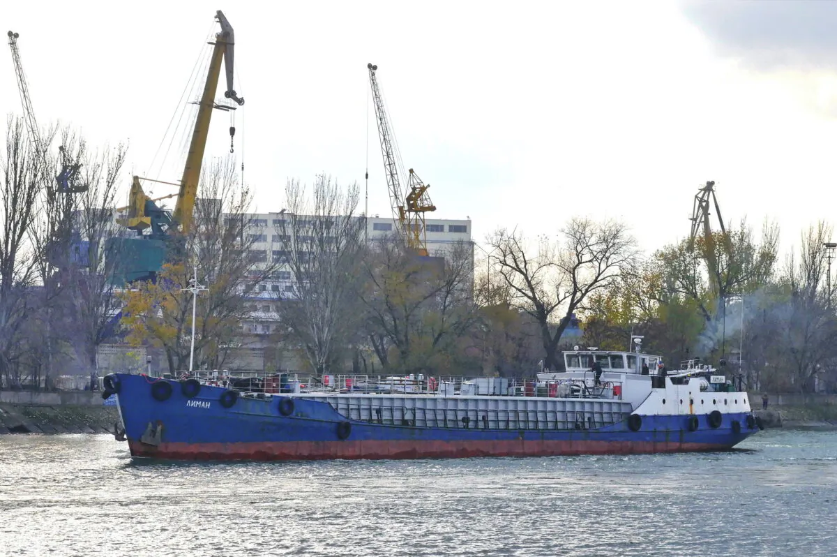 The merchant fuel ship which sank off the coast of Gabes in Tunisia on April 15, 2022 is seen in this handout picture taken in Rostov-on-Don, Russia, on Nov. 12, 2017. (Dmitry Frolov/Handout via Reuters)