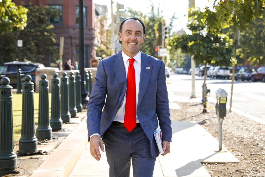 Kyle Bass, the founder and chief investment officer of Hayman Capital Management and a founding member of the Committee on the Present Danger: China, in Washington on Sep. 26, 2019. (Samira Bouaou/The Epoch Times)