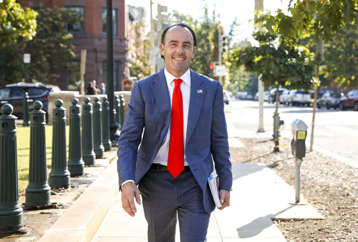 Kyle Bass, the founder and chief investment officer of Hayman Capital Management and a founding member of the Committee on the Present Danger: China, in Washington on Sep. 26, 2019. (Samira Bouaou/The Epoch Times)