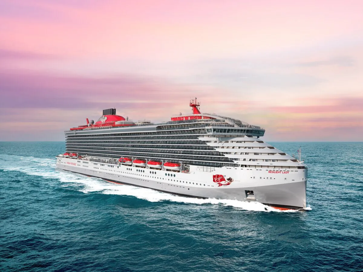 Resilient Lady completed it sea trials last week out of the Fincantieri shipyards in Italy. (Fiippo Vinardi/Virgin Voyages/TNS)